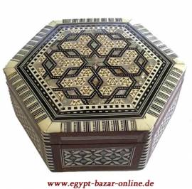 �gyptische Perlmutt-Box - Bild vergr��ern 