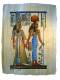 Papyrus Isis begleitet K�nigin Nefertari