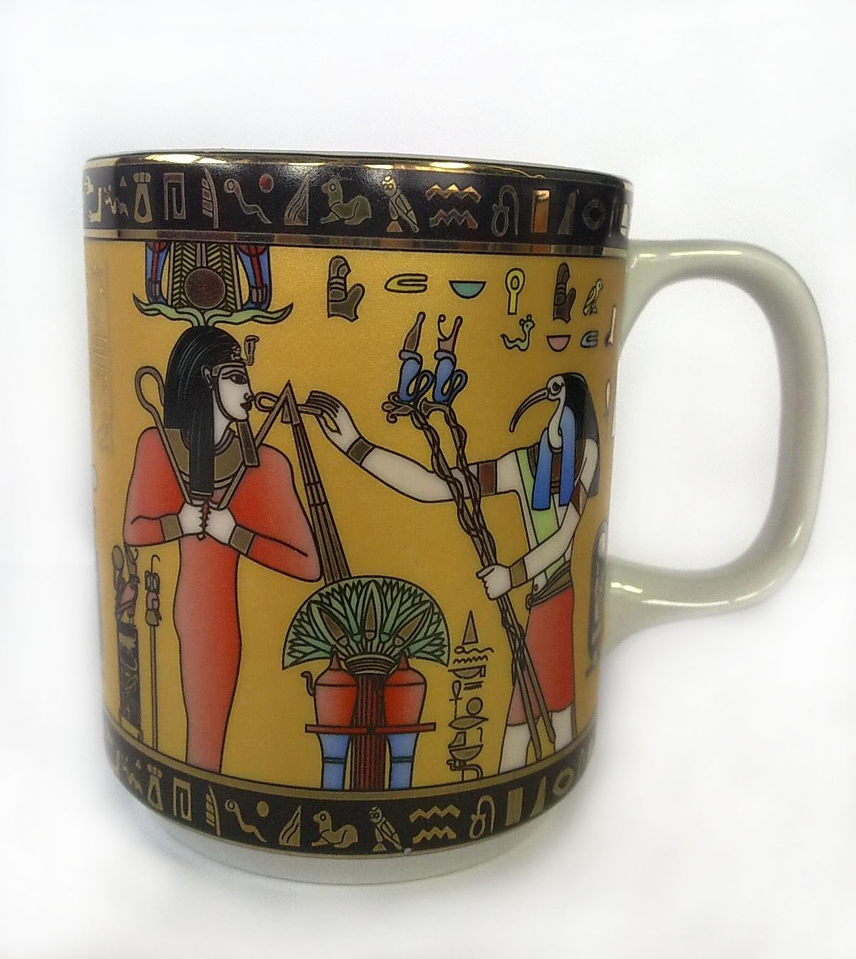 Porzellantasse Horus & Isis