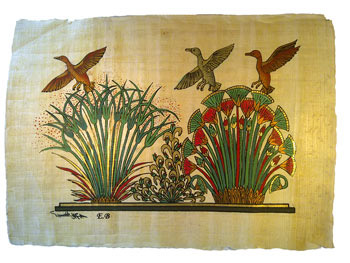 Papyrus Pflanzlichen und Tierischen Lebens.