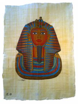 Papyrus Tutanchamun  - Bild vergr��ern 