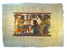 Papyrus Tutanchamun Vogeljagd - Bild vergr��ern 