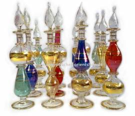 12er-Set �gyptische Flakons. 17 cm. - Bild vergr��ern 