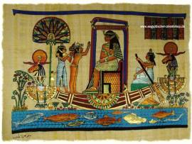 �gyptischer Papyrus Kleopatra. Nr. 2064 - Bild vergr��ern 
