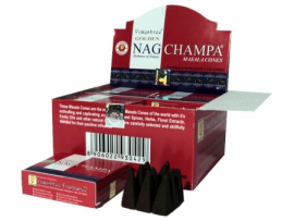Golden Nag Champa Rucherkegel - Bild vergrern 