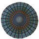 Stranddecke Mandala blau gr�n