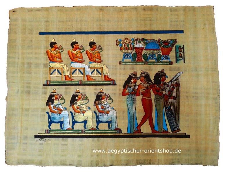 Ägyptische Bilder auf Papyrus: Eine Reise in die Welt der Pharaonen